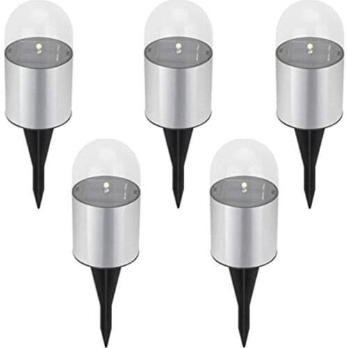 Solar Pathway Light Stainless Steel Outdoor Lawn Light Garden Landscape Lighting aterproof Solar Stake Light For Yard Patio