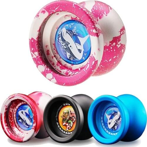 MAGICYOYO T9 Polished Alloy Aluminum Responsive Unresponsive Yoyo Ball Spin Toy for Kids
