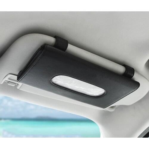 1 Pcs Car Tissue Box Towel Sets Car Sun Visor Tissue Box Holder Auto Interior Storage Decoration for BMW Car Accessories