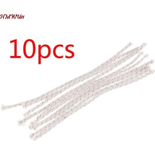 10Pcs/pack Hot Sale NEW Lighter Cotton Core Wick Kerosene Oil Lighter Accessories Replacement For Petrol Lighter Fire Starter