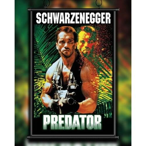 69 Custom Poster Silk Home Deco Predator Hot Movie Arnold Schwarzenegger Beat Monster Wall Art Christmas Gift