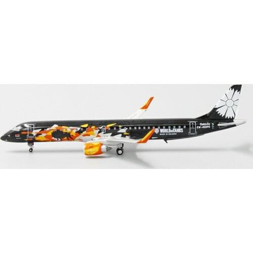 9CM 1/400 Scale Diecast ERJ190-200LR EW-400PO Belarus Airline Airplane Model Toys Aircraft Die-cast Plane Gifts Souvenir Collect