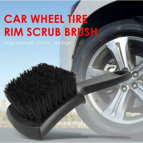 Accessory Wheel Tire Brush Auto Black Car Detailing Parts Replacement Rim