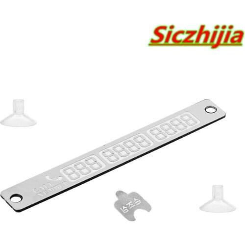 Car Temporary Parking Card Sucker Phone License Plate Number Plate for Ford Focus Fusion Escort Kuga Ecosport Fiesta Falcon