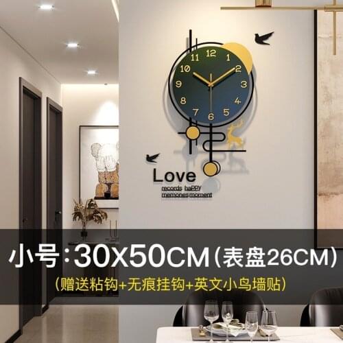 Large Wall Clock Living Room Modern Design Fashion Clock Home Luxury Ornaments Simple Creative Watches Decorations Special
