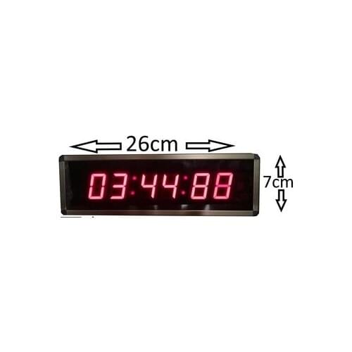 Digital led stopwatch controlled by remote (with second) case sizes: 7cmx26cm, 12cmx35cm, 15cmx50cm, 16cmx65cm