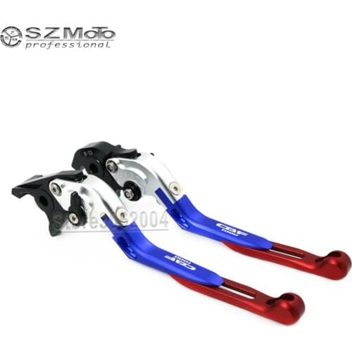 For HONDA CBF1000/A CBF1000 CBF 2010-2013 2012 Motorcycle Folding Extendable Adjustable Brakes Clutch Levers With LOGO