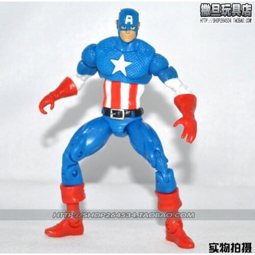 MARVEL COMIC Superhero Series Captain America Steve Rogers Joints Movable Action Figure Model Ornament Toys Boy Gifts
