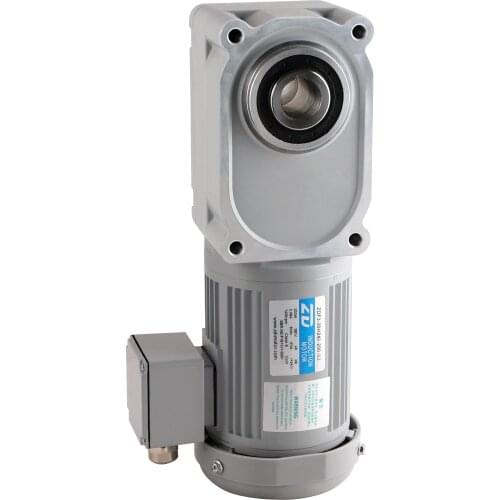 Nissei like AC Induction 0.2kw 200w Hypoid Gear Motor with Right Angle Hollow Shaft for Conveyor