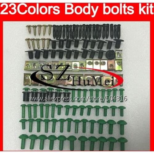 Fairing bolts full screw kit For YAMAHA FZR250R 93 94 95 FZR250 R FZR 250 R FZR 250R 1993 1994 1995 Windscreen bolt screws Nuts