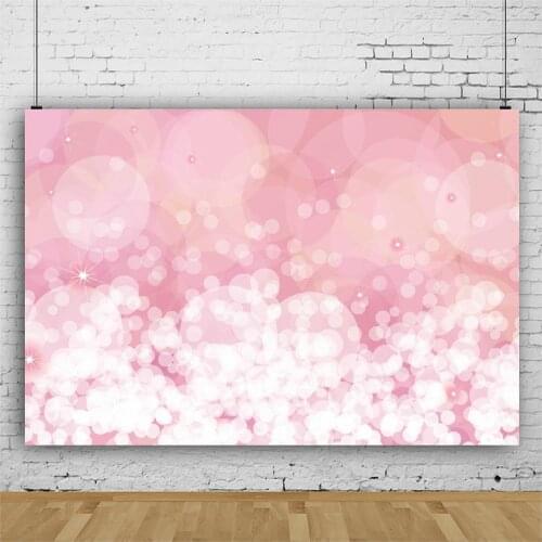 Beauty Pink Light Spot Backdrop Photography Background Baby Shower Celebration Photo Booth Studio Decor