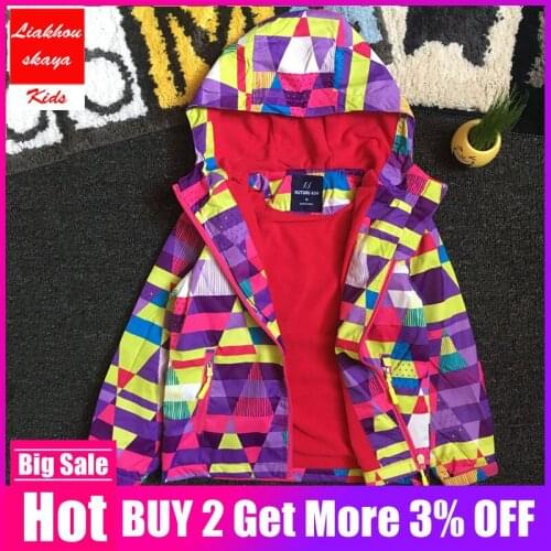 Liakhouskaya 2018 Childrens New Jacket For Girls Spring Windbreaker For Girls Costume Windproof Waterproof Coats Outerwear