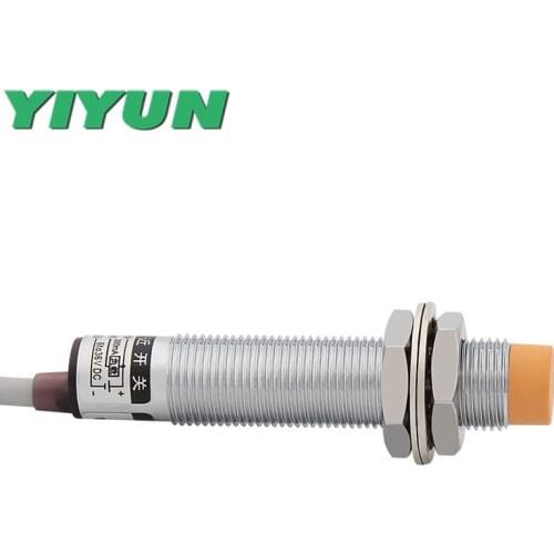 M12 inductance proximity switch LE4-1K three-wire NPN normally open LE4-1K-5V metal sensor