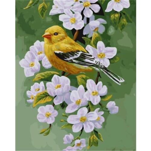 Little Bird Tree DIY Cross Stitch Embroidery 11CT Kits Craft Needlework Set Cotton Thread Printed Canvas Home Dropshipping