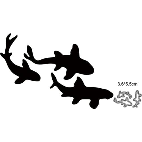 Animals Fishes Metal Cutting Dies Stencils dies for DIY Scrapbooking dies Paper Craft Decoration Craft dies Embossing Die Cuts