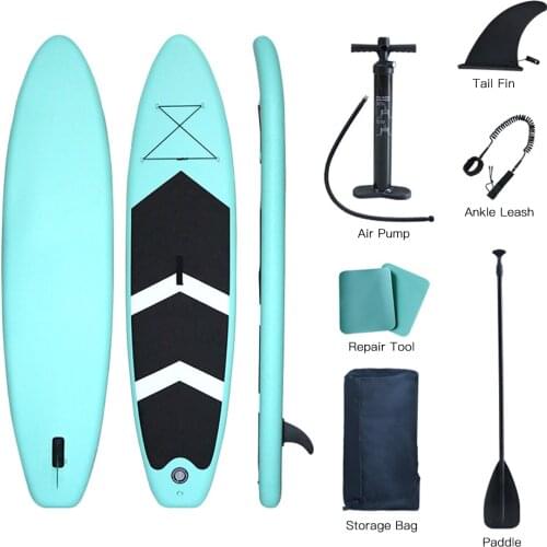 Inflatable stand up paddle board surfboard Vertical Wide Feet Bottom Paddles Surf wakeboard Non-slip Deck Standing Boat Board