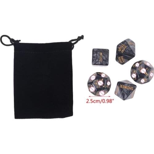 New 5pcs/set Funny Love Dice Game Toy Erotic Sexy Posture Adult Couple Bachelor Love