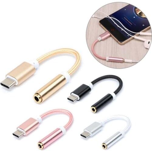 Type-c to 3.5mm adapter max2 Headphone Jack AUX Audio Cable Adapter for Samsung Nokia Xiaomi Huawei Type C Smart Phone