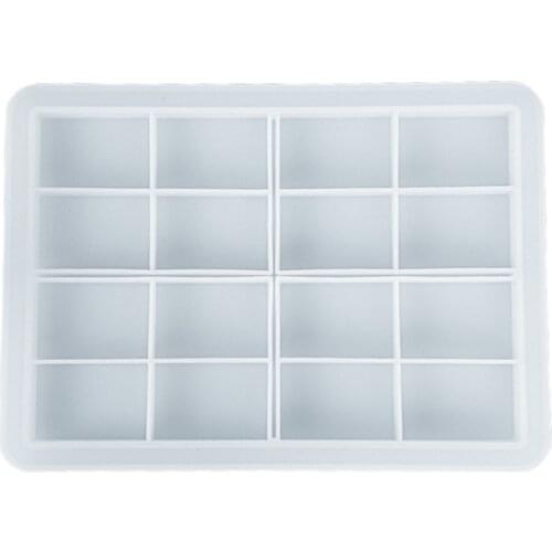 Rectangle Tray Crystal Epoxy Resin Mold Serving Board Plate Placemat Silicone Mould DIY Crafts Decorations Casting Tool