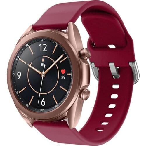 For Samsung Galaxy Watch 3 41mm 45mm Strap Watchbands 20/22mm Sport Wristband Silicone Replacement Bracelet For Galaxy Active 2