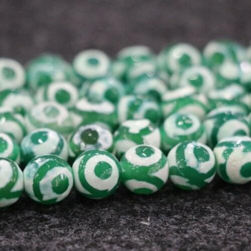 A String 10mm 38pcs/lot, TOP Quality ! Eyes Handmade Loose Spacer Round Strand Stone Beads Bracelet DIY Jewelry Making