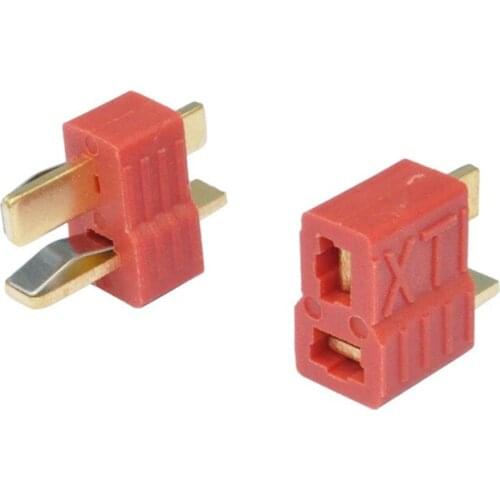 20pcs Anti-skidding Deans Plug T Style Connector Female / Male for RC Lipo Battery ESC Rc Helicopter (10pair)