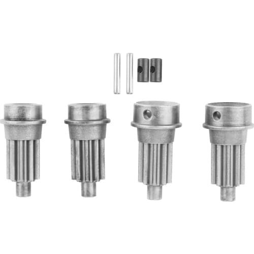 4Pcs Steel Metal Front & Rear Portal Drive Input Gear Set 8257 8259 for Traxxas TRX-4 TRX4 RC Crawler Upgrade Parats