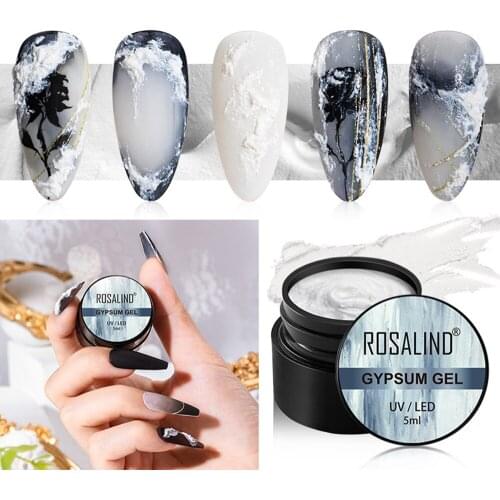 5ML Matte Texture Drawing Nail Gel Create Unique Styles Easily 3D Embossed Plaster Glue Delicate DIY Nail Art