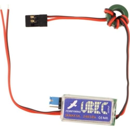 5V / 6V HOBBYWING RC UBEC 3A Max 5A Lowest RF Noise BEC Full Shielding Antijamming Switching Regulator New Sale
