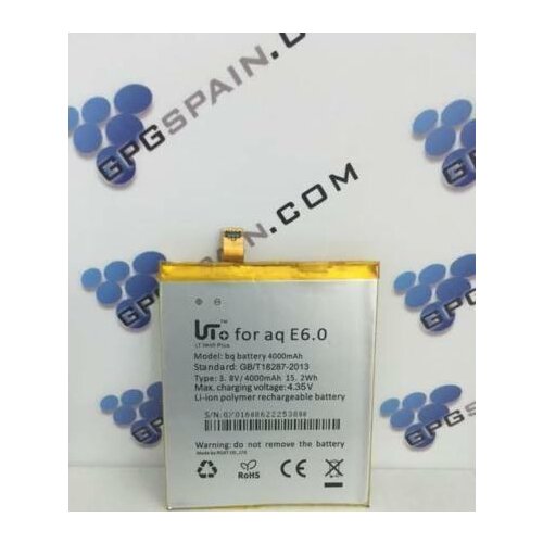 Bateria Movil BQ E6 CALIDAD CAPACIDAD ORIGINAL 4000mAh ENVIO GRATIS