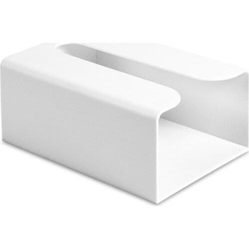Household Multi-Functional Adhesive Tissue Box Traceless Wall-Mounted Paper Towel Rack Toilet Tissue Box Storage Box