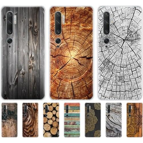 Silicon phone case for redmi 8a 8 for xiaomi mi 10 pro mi NOTE 10 PRO MI 9 lite redmi note 8 PRO 8T 9S Pattern wood textures