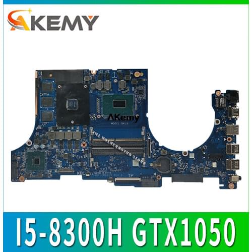 DABKLGMB8D0 Laptop motherboard for ASUS TUF Gaming FX504G FX80G original mainboard I5-8300H GTX1050