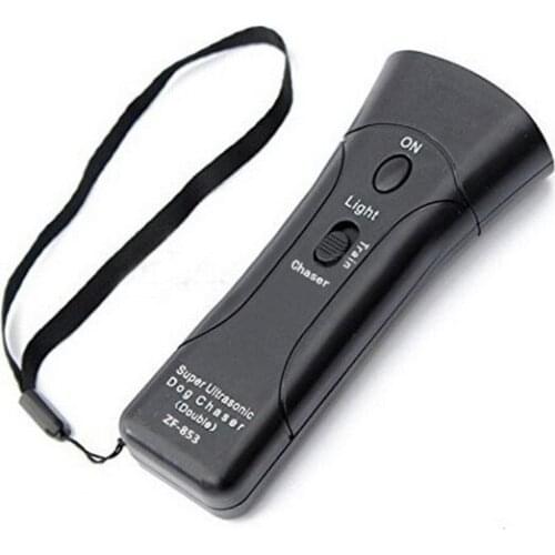 DHL 50set practical Ultrasonic Dog Chaser Stop Aggressive Animal Attacks Repeller w/ Flashlight
