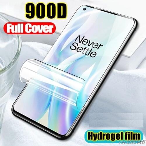 For Oneplus 8T For Oneplus 8 T Hydrogel Film Full Glue Screen Protector For Oneplus 8 Nord Z Oneplus 8T Not Glass