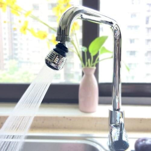 Bathroom Gadget Stainles Steel 360 Rotary Water Saving Faucet Hose Diffuser Filter Water Faucet Bubbler Water Saving Extend Tap
