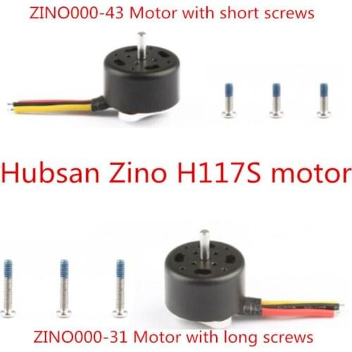 Hubsan Zino H117S RC Drone Quadcopter Spare Parts ZINO000-31/ZINO000-43 Motor with screw
