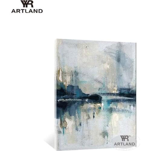 A painting for the wall Nordic style pure handmade acrylic oil painting on canvas abstract hanging picture for Hotel entrance