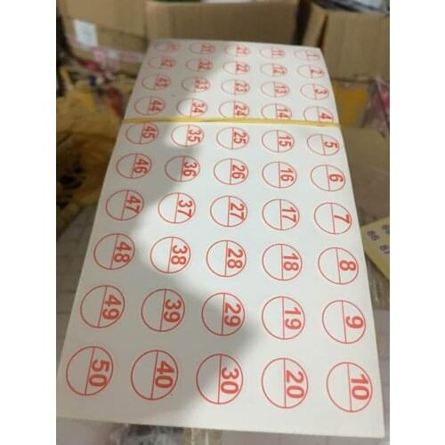 Top 50/112 Grids Diamond Painting Tools Storage Box Label Stickers Diamond Classification Storage Stickers accessories