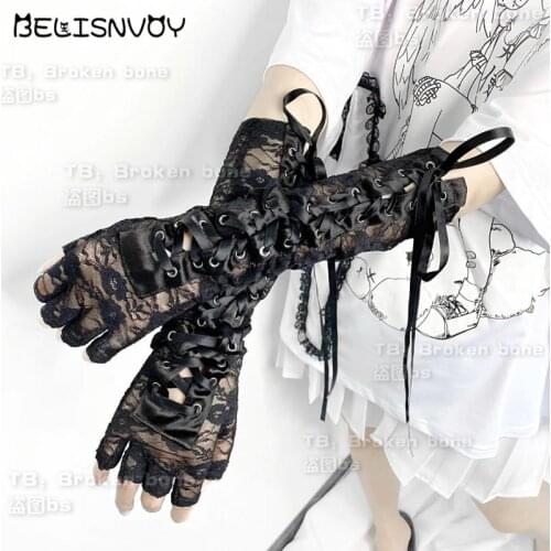 2021 New Blood Supply Dark Gothic Style Gloves