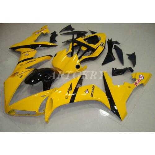 New ABS Plastic Shell Motorcycle Fairing kit Fit For YAMAHA YZF R1 2004 2005 2006 YZF-R1 YZF 1000R Custom Yellow