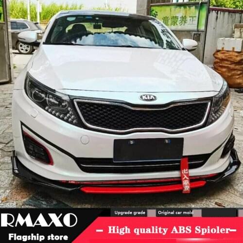 For VW Kia Optima Front shovel Body kit spoiler 2011-2015 Kia K5 ABS Rear lip rear spoiler front Bumper Diffuser Protector