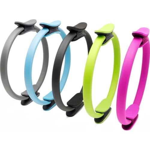 Pilates Yoga Circle Fiberglass Crescent Polychromatic Yoga Ring Handles Pilates Circle Magic Circle