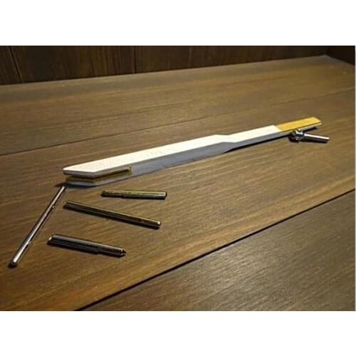 Piano keyboard flat pin rust removing rod and polishing rod