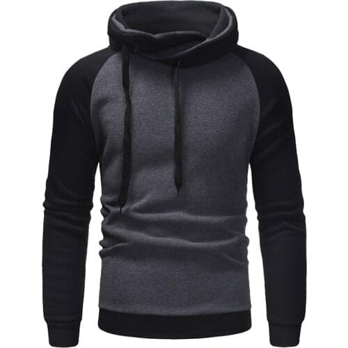 Casual Hoodies Men 2018 Autumn Fashion Brand Pullover Solid Color Turtleneck Sportswear Sweatshirt MenS Tracksuits Moleton 3XL