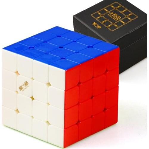 QiYi WuQue Mini M 4x4x4 Magnetic Speed Magic Cube Ultra-smooth Twist Puzzle Contest Toy gift 3D IQ Game Fancy Cubic Brain Teaser