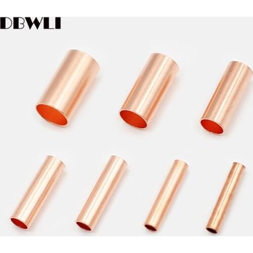 1000PCS 1.5mm2 GT-1.5 φ1.5 mm Copper connecting pipe wire joint small copper tube Copper Connection Tube Wire Connector