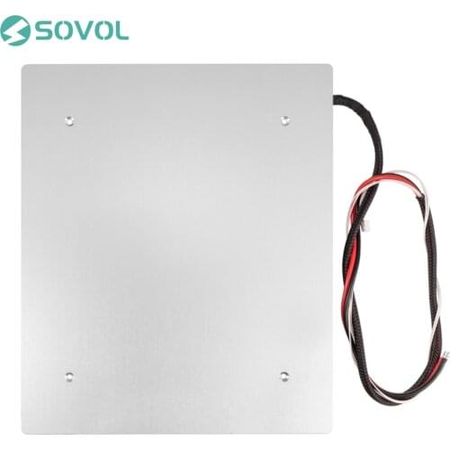 Sovol SV01 Hot Bed Aluminum Heated Bed Board+Cables 300x255mm 24V 220W Sovol SV01 3D Printer Parts