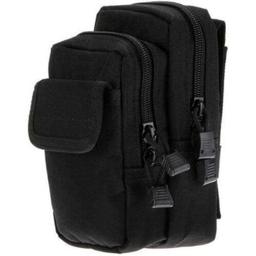 Tactical PALS Molle Waist Pack Utility Waist Bag Travel Army Pouch for Travel Hiking Running Outdoor Sports