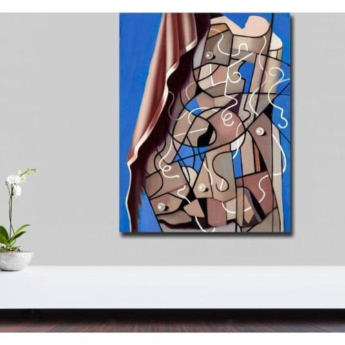 Tamara de lempicka composition abstraite Fashion Oil Painting Prints on Canvas, Wall Pictures For Home Decoration Wall Decor